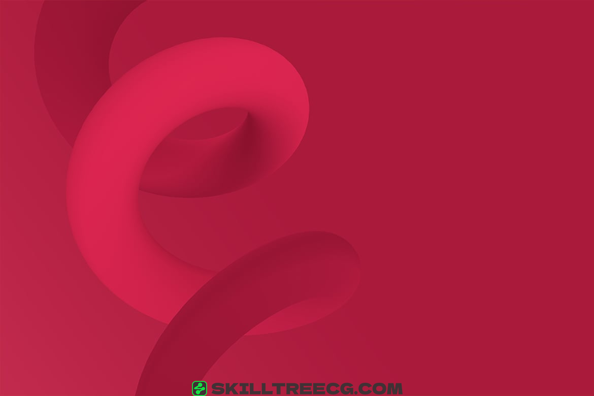 图片[12]-Twisted Flowing Shape 3D Backgrounds（478055）-技能树